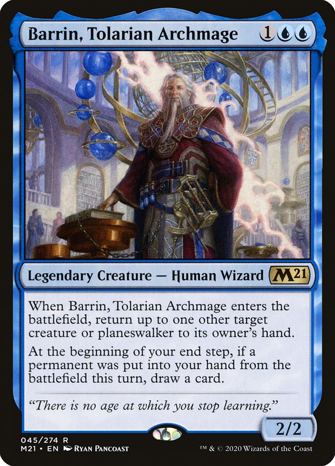 Barrin, Tolarian Archmage [Core Set 2021] | Dragon's Lair Comics and Fantasy Houston TX