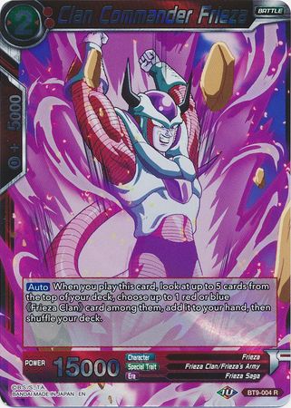 Clan Commander Frieza (BT9-004) [Universal Onslaught] | Dragon's Lair Comics and Fantasy Houston TX