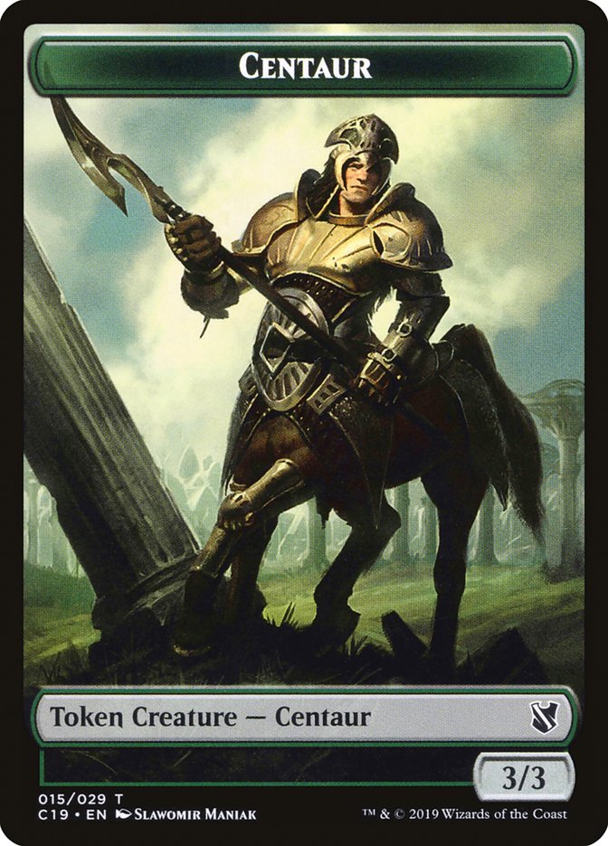 Centaur Token [Commander 2019 Tokens] | Dragon's Lair Comics and Fantasy Houston TX