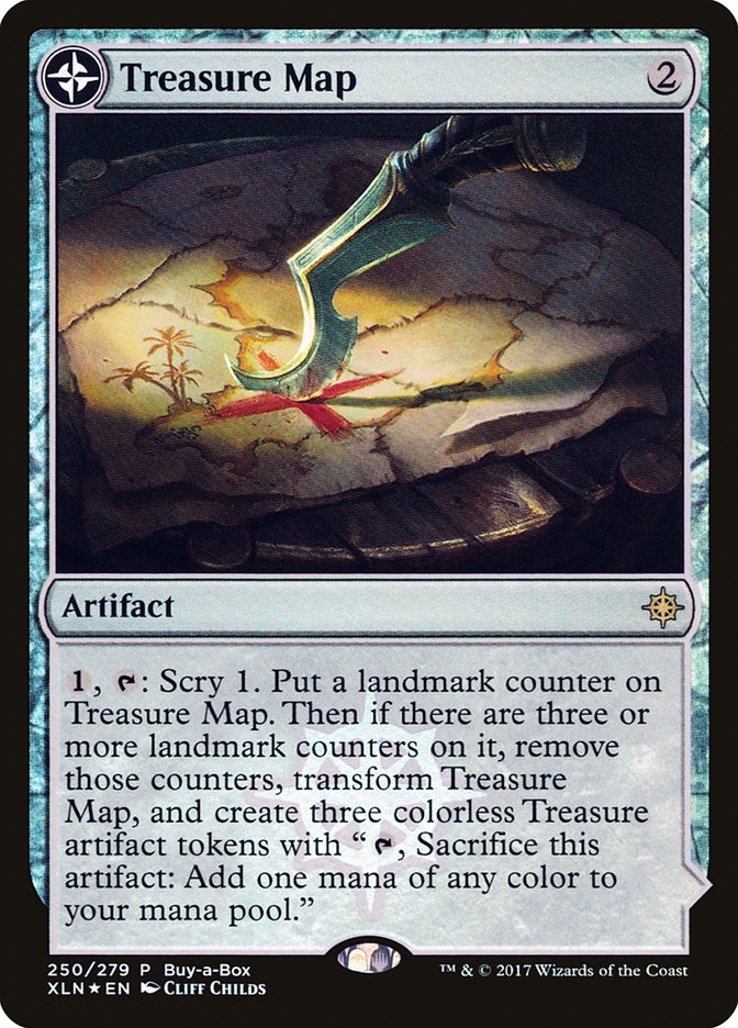 Treasure Map // Treasure Cove (Buy-A-Box) [Ixalan Treasure Chest] | Dragon's Lair Comics and Fantasy Houston TX