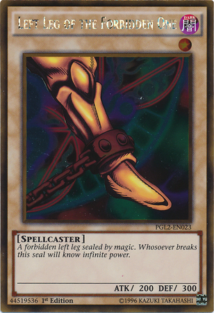 Left Leg of the Forbidden One [PGL2-EN023] Gold Rare | Dragon's Lair Comics and Fantasy Houston TX