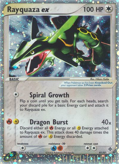 Rayquaza ex (97/97) [EX: Dragon] | Dragon's Lair Comics and Fantasy Houston TX