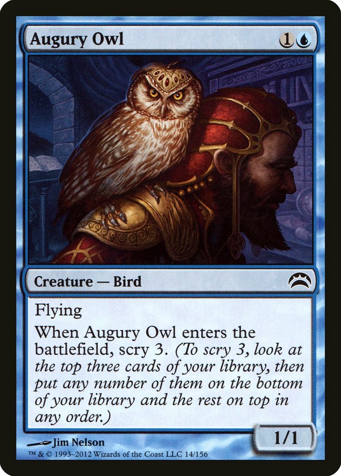 Augury Owl [Planechase 2012] | Dragon's Lair Comics and Fantasy Houston TX