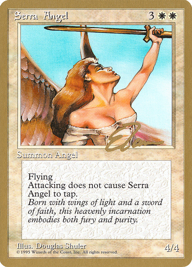 Serra Angel (Eric Tam) [Pro Tour Collector Set] | Dragon's Lair Comics and Fantasy Houston TX