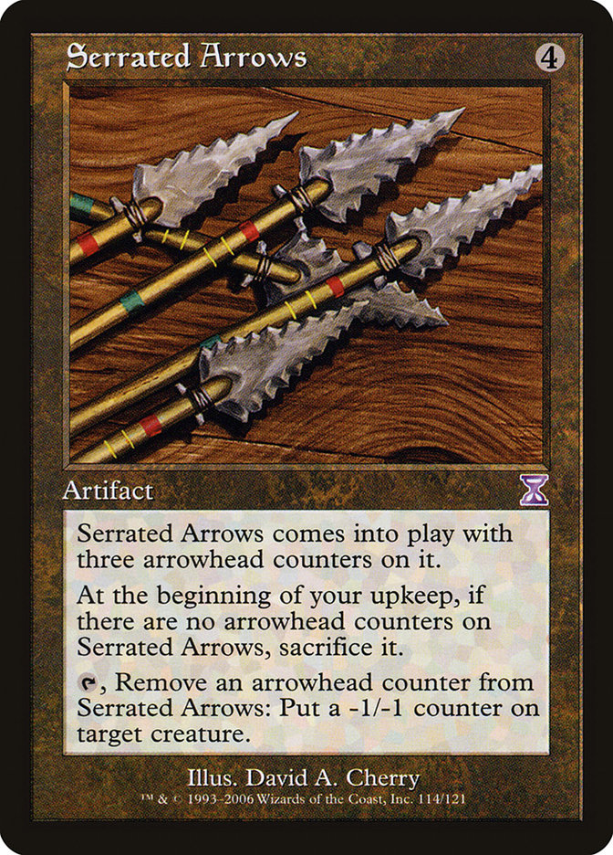 Serrated Arrows [Time Spiral Timeshifted] | Dragon's Lair Comics and Fantasy Houston TX