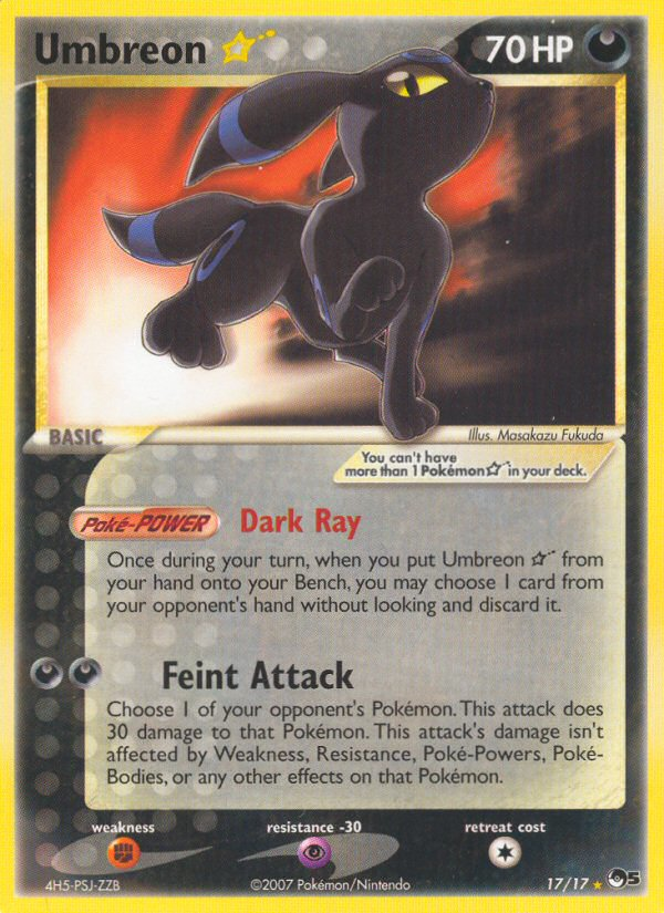 Umbreon Star (17/17) [POP Series 5] | Dragon's Lair Comics and Fantasy Houston TX