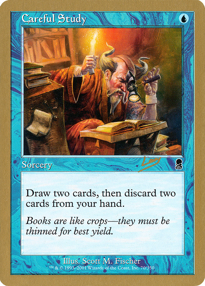 Careful Study (Raphael Levy) [World Championship Decks 2002] | Dragon's Lair Comics and Fantasy Houston TX