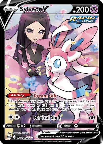 Sylveon V (TG14/TG30) [Sword & Shield: Brilliant Stars] | Dragon's Lair Comics and Fantasy Houston TX