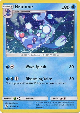 Brionne (40/149) (Cosmos Holo) [Sun & Moon: Base Set] | Dragon's Lair Comics and Fantasy Houston TX