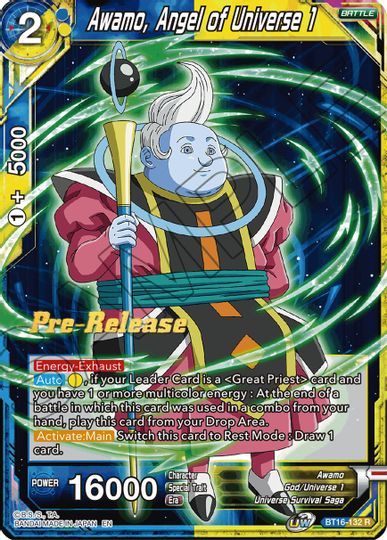 Awamo, Angel of Universe 1 (BT16-132) [Realm of the Gods Prerelease Promos] | Dragon's Lair Comics and Fantasy Houston TX