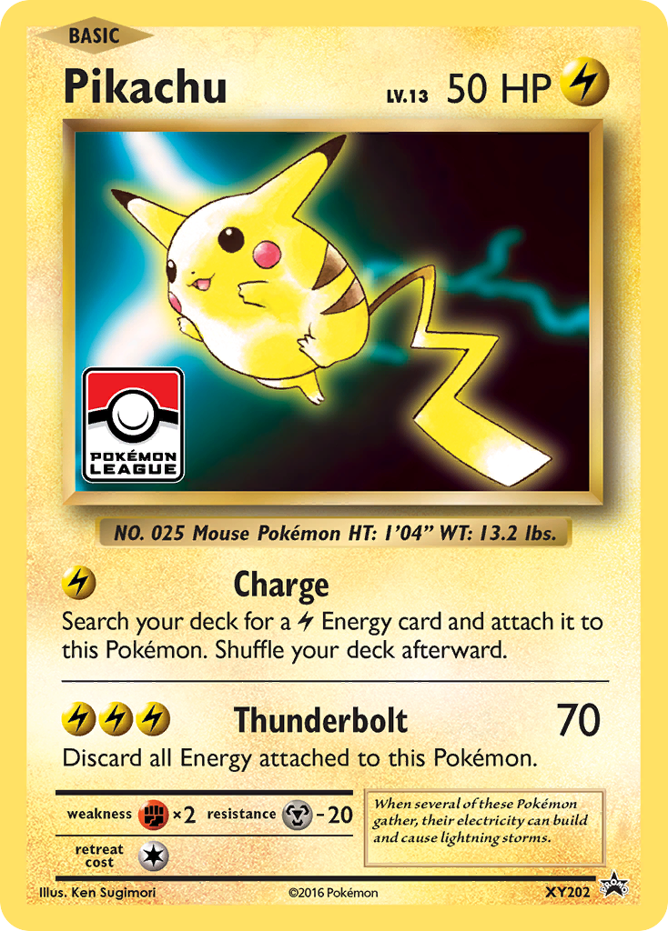 Pikachu (XY202) [XY: Black Star Promos] | Dragon's Lair Comics and Fantasy Houston TX