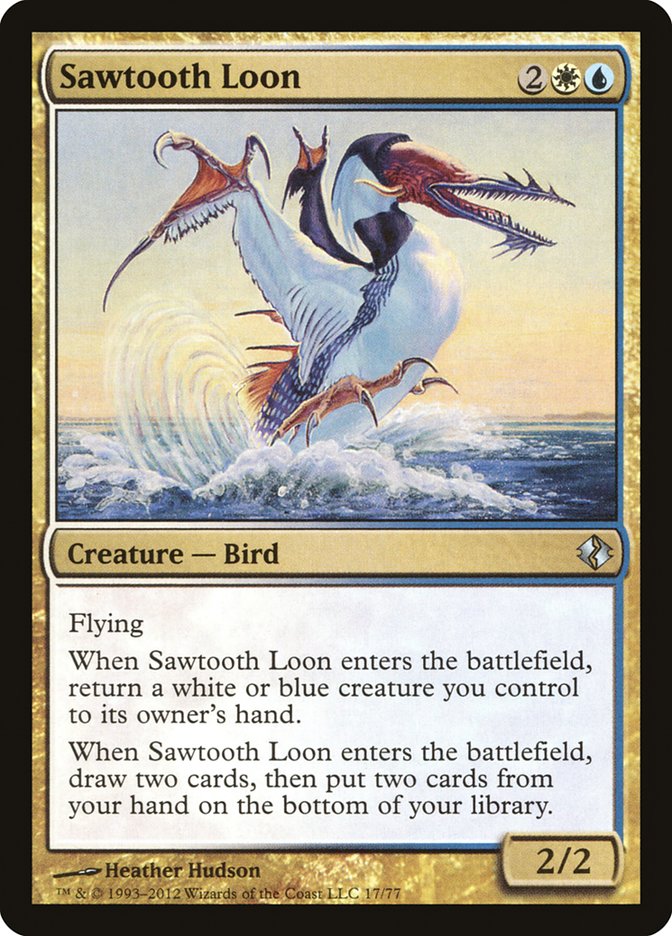 Sawtooth Loon [Duel Decks: Venser vs. Koth] | Dragon's Lair Comics and Fantasy Houston TX