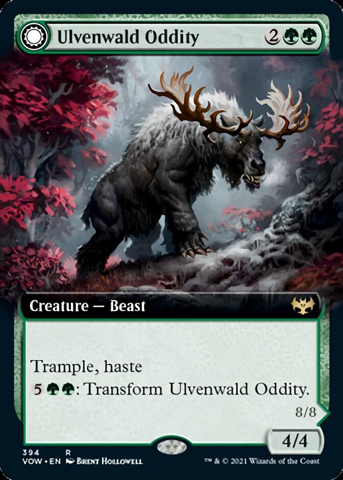 Ulvenwald Oddity // Ulvenwald Behemoth (Extended Art) [Innistrad: Crimson Vow] | Dragon's Lair Comics and Fantasy Houston TX