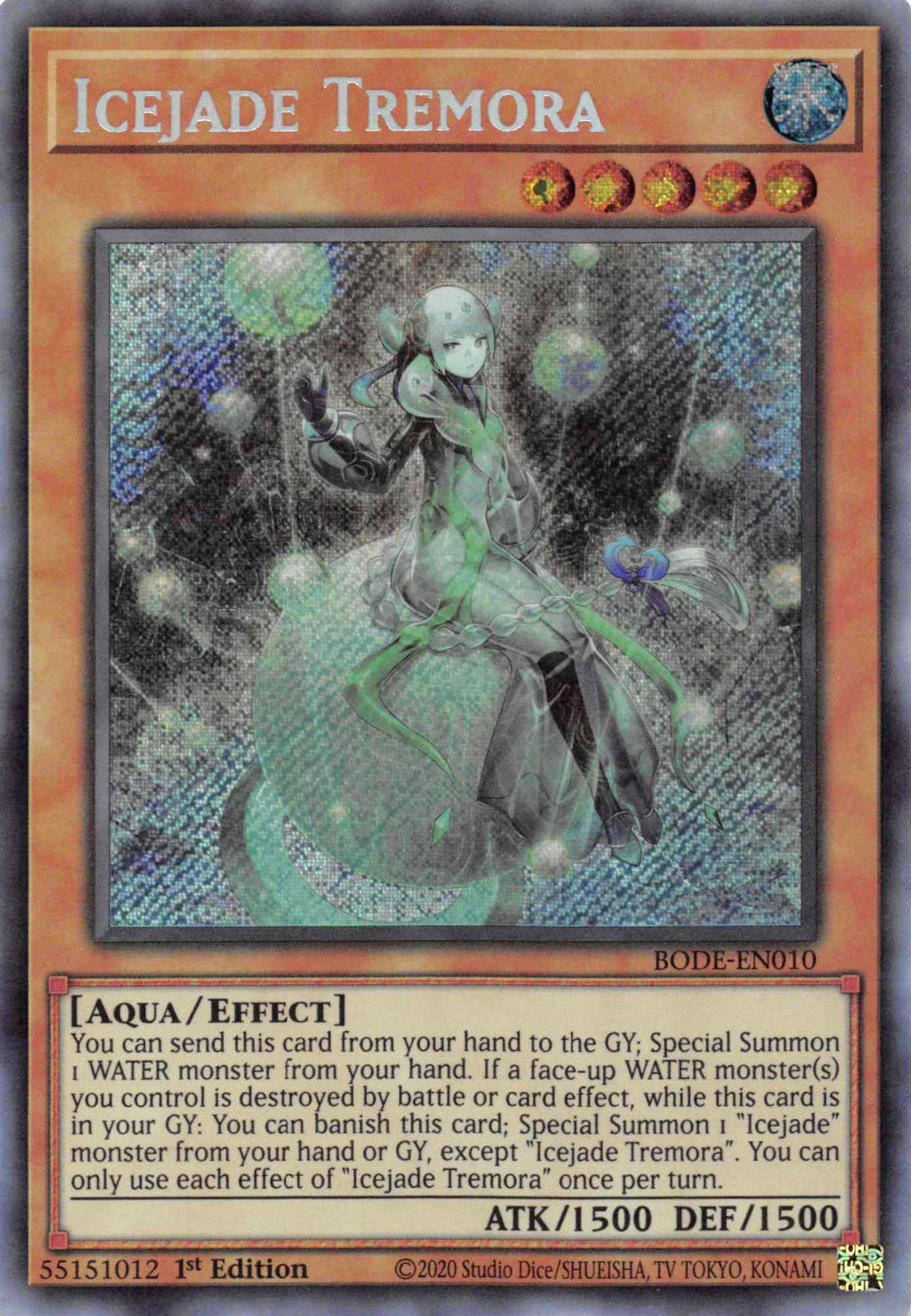 Icejade Tremora [BODE-EN010] Secret Rare | Dragon's Lair Comics and Fantasy Houston TX