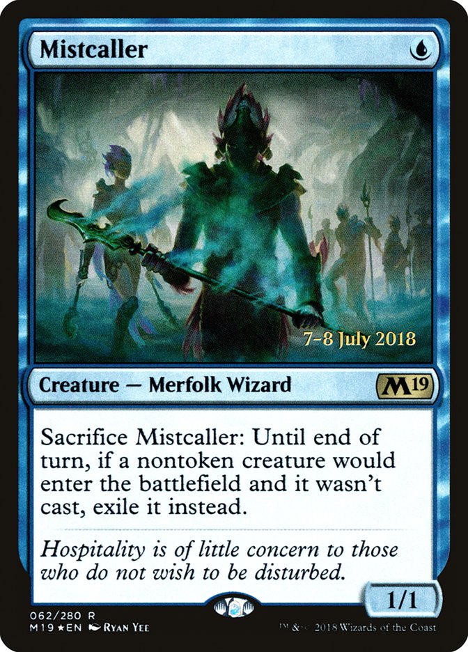 Mistcaller [Core Set 2019 Prerelease Promos] | Dragon's Lair Comics and Fantasy Houston TX