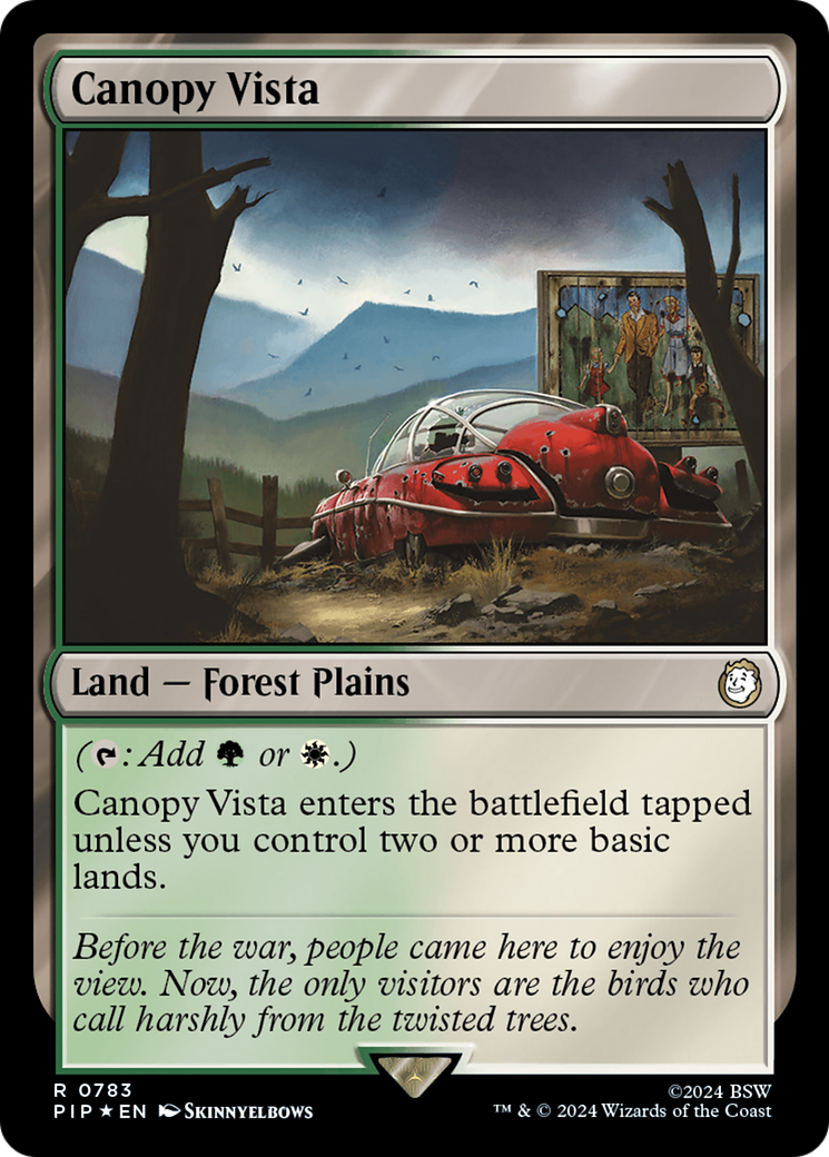 Canopy Vista (Surge Foil) [Fallout] | Dragon's Lair Comics and Fantasy Houston TX