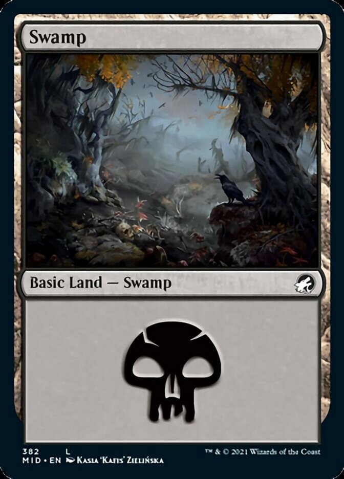 Swamp (382) [Innistrad: Midnight Hunt] | Dragon's Lair Comics and Fantasy Houston TX