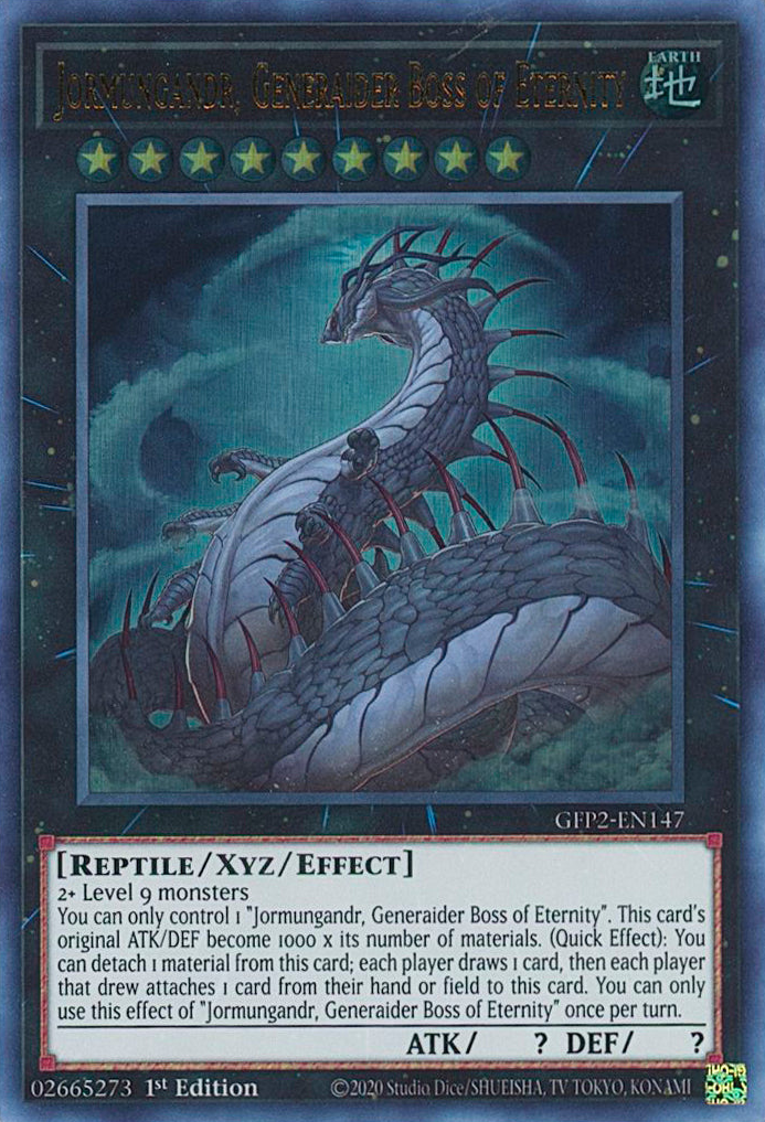 Jormungandr, Generaider Boss of Eternity [GFP2-EN147] Ultra Rare | Dragon's Lair Comics and Fantasy Houston TX