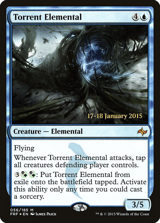 Torrent Elemental [Fate Reforged Prerelease Promos] | Dragon's Lair Comics and Fantasy Houston TX