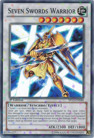 Seven Swords Warrior [SP13-EN048] Starfoil Rare | Dragon's Lair Comics and Fantasy Houston TX