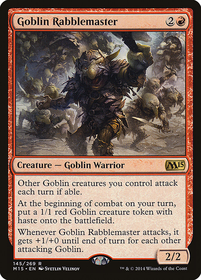 Goblin Rabblemaster [Magic 2015] | Dragon's Lair Comics and Fantasy Houston TX