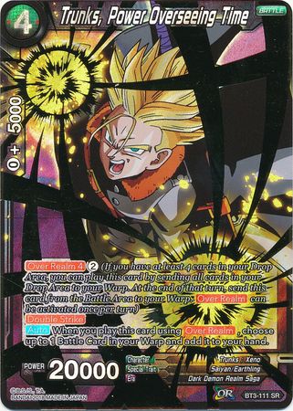 Trunks, Power Overseeing Time (BT3-111) [Cross Worlds] | Dragon's Lair Comics and Fantasy Houston TX