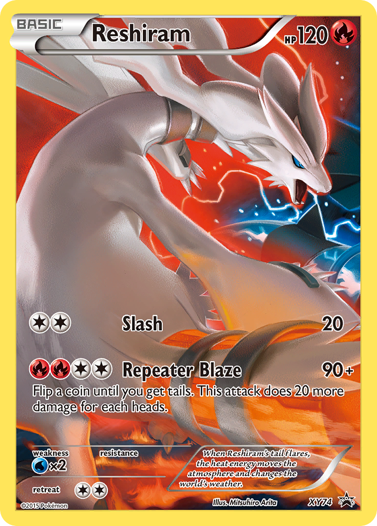 Reshiram (XY74) [XY: Black Star Promos] | Dragon's Lair Comics and Fantasy Houston TX