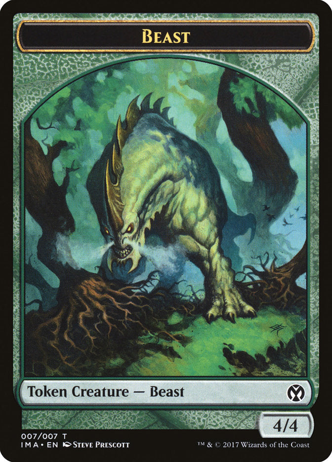 Beast Token [Iconic Masters Tokens] | Dragon's Lair Comics and Fantasy Houston TX