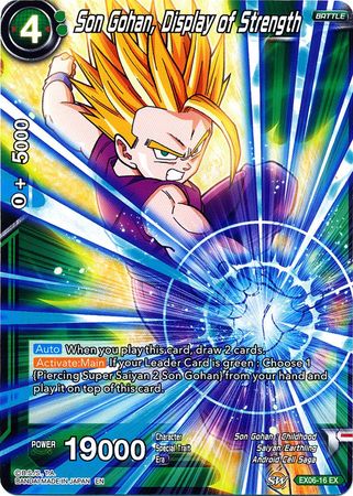 Son Gohan, Display of Strength (EX06-16) [Special Anniversary Set] | Dragon's Lair Comics and Fantasy Houston TX