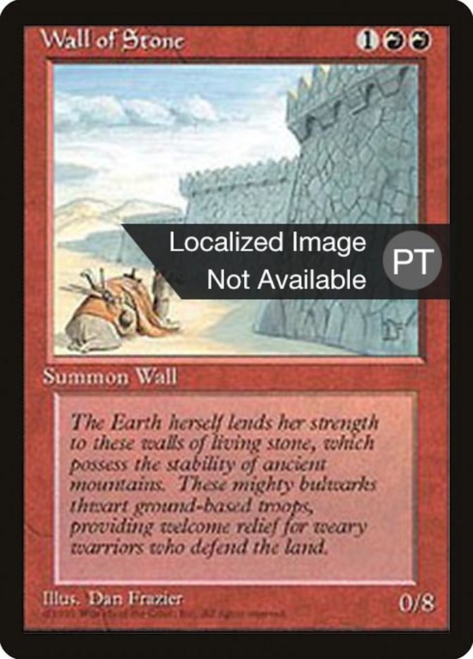 Wall of Stone [Fourth Edition (Foreign Black Border)] | Dragon's Lair Comics and Fantasy Houston TX