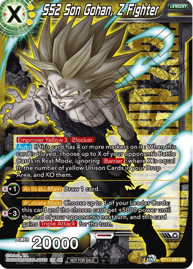 SS2 Son Gohan, Z Fighter (Championship 2022) (BT17-083) [Promotion Cards] | Dragon's Lair Comics and Fantasy Houston TX