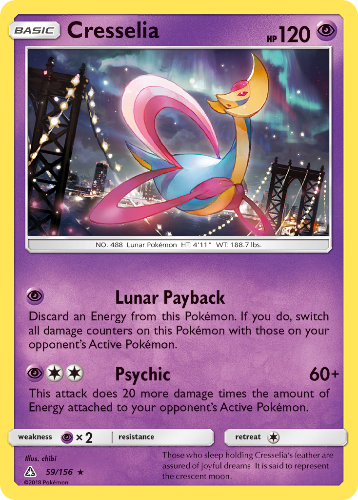 Cresselia (59/156) [Sun & Moon: Ultra Prism] | Dragon's Lair Comics and Fantasy Houston TX