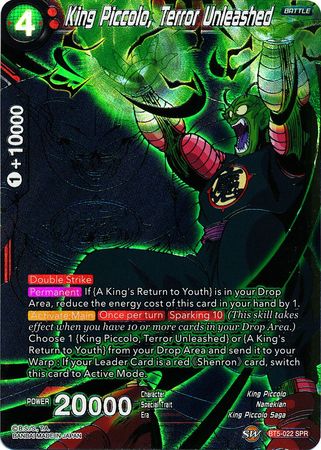 King Piccolo, Terror Unleashed (SPR) (BT5-022) [Miraculous Revival] | Dragon's Lair Comics and Fantasy Houston TX