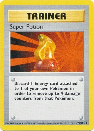 Super Potion (90/102) [Base Set Shadowless Unlimited] | Dragon's Lair Comics and Fantasy Houston TX