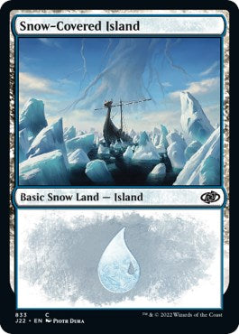 Snow-Covered Island [Jumpstart 2022] | Dragon's Lair Comics and Fantasy Houston TX