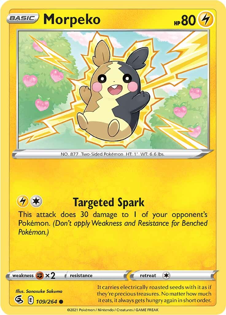 Morpeko (109/264) [Sword & Shield: Fusion Strike] | Dragon's Lair Comics and Fantasy Houston TX