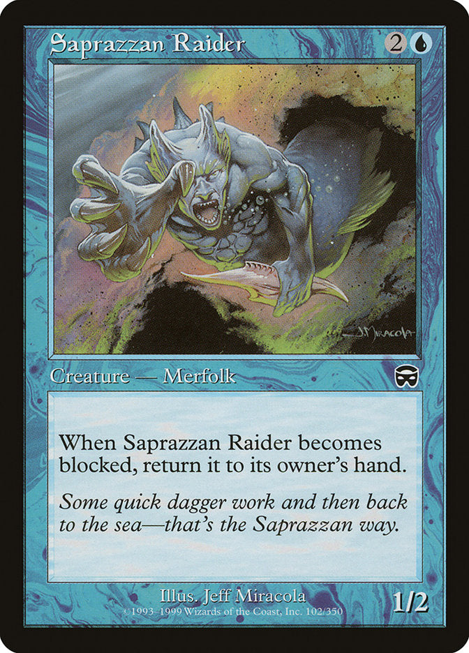 Saprazzan Raider [Mercadian Masques] | Dragon's Lair Comics and Fantasy Houston TX