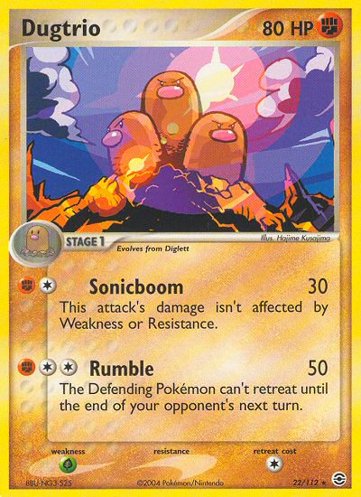 Dugtrio (22/112) [EX: FireRed & LeafGreen] | Dragon's Lair Comics and Fantasy Houston TX