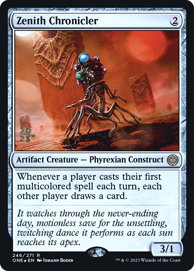 Zenith Chronicler [Phyrexia: All Will Be One Prerelease Promos] | Dragon's Lair Comics and Fantasy Houston TX