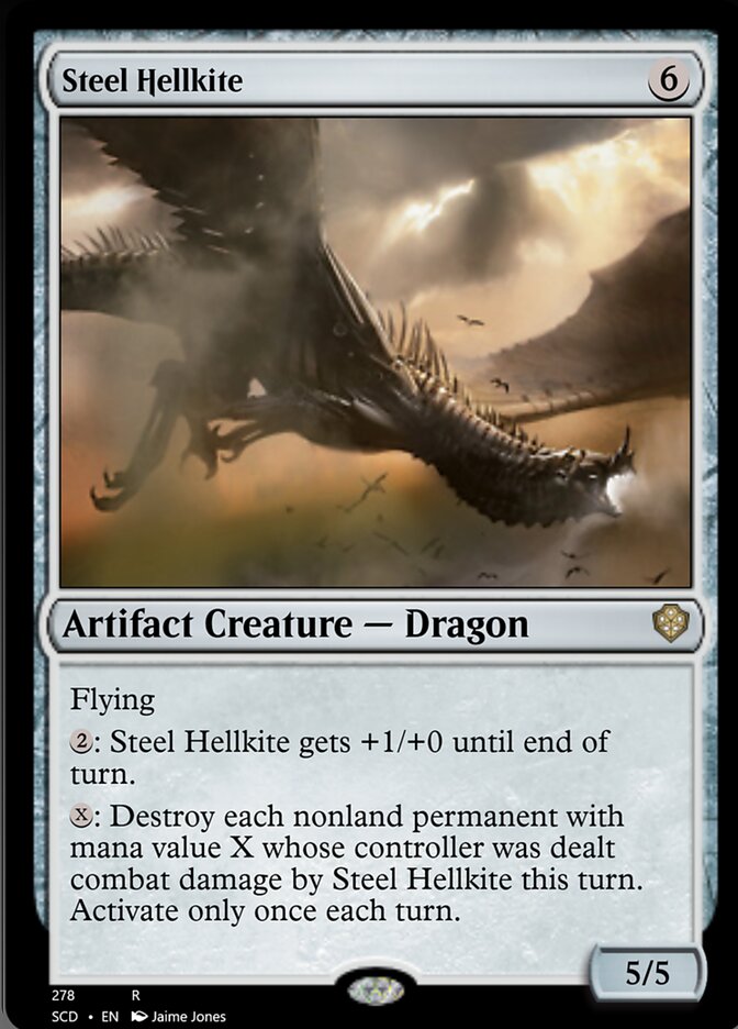 Steel Hellkite [Starter Commander Decks] | Dragon's Lair Comics and Fantasy Houston TX