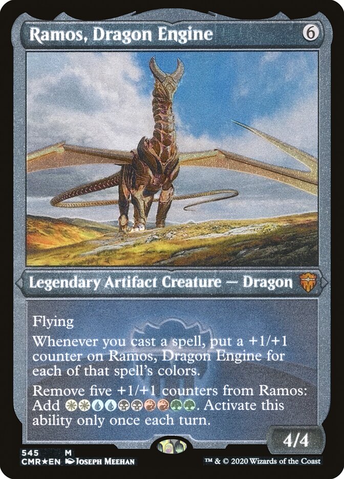 Ramos, Dragon Engine (Etched) [Commander Legends] | Dragon's Lair Comics and Fantasy Houston TX