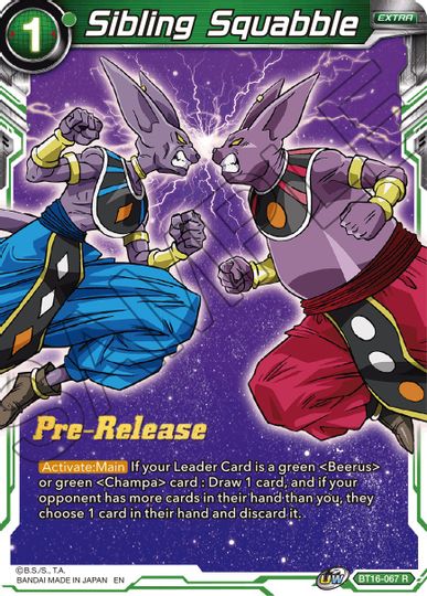 Sibling Squabble (BT16-067) [Realm of the Gods Prerelease Promos] | Dragon's Lair Comics and Fantasy Houston TX