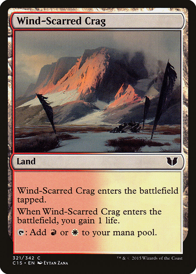 Wind-Scarred Crag [Commander 2015] | Dragon's Lair Comics and Fantasy Houston TX