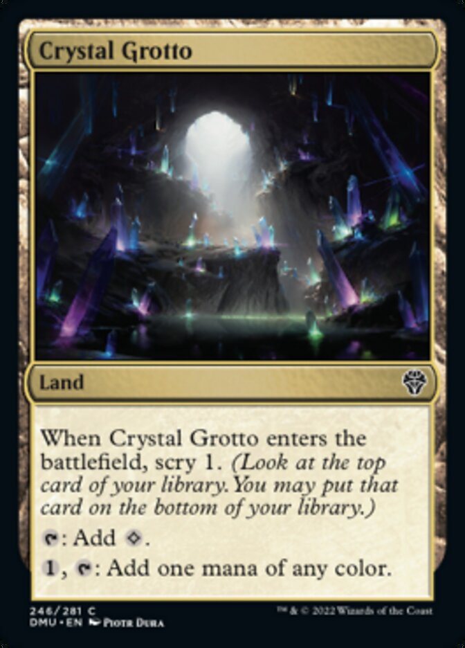 Crystal Grotto [Dominaria United] | Dragon's Lair Comics and Fantasy Houston TX