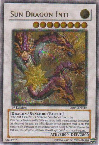 Sun Dragon Inti [ABPF-EN042] Ultimate Rare | Dragon's Lair Comics and Fantasy Houston TX