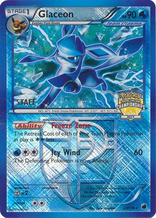 Glaceon (023/116) (City Championships) (Staff) [League & Championship Cards] | Dragon's Lair Comics and Fantasy Houston TX