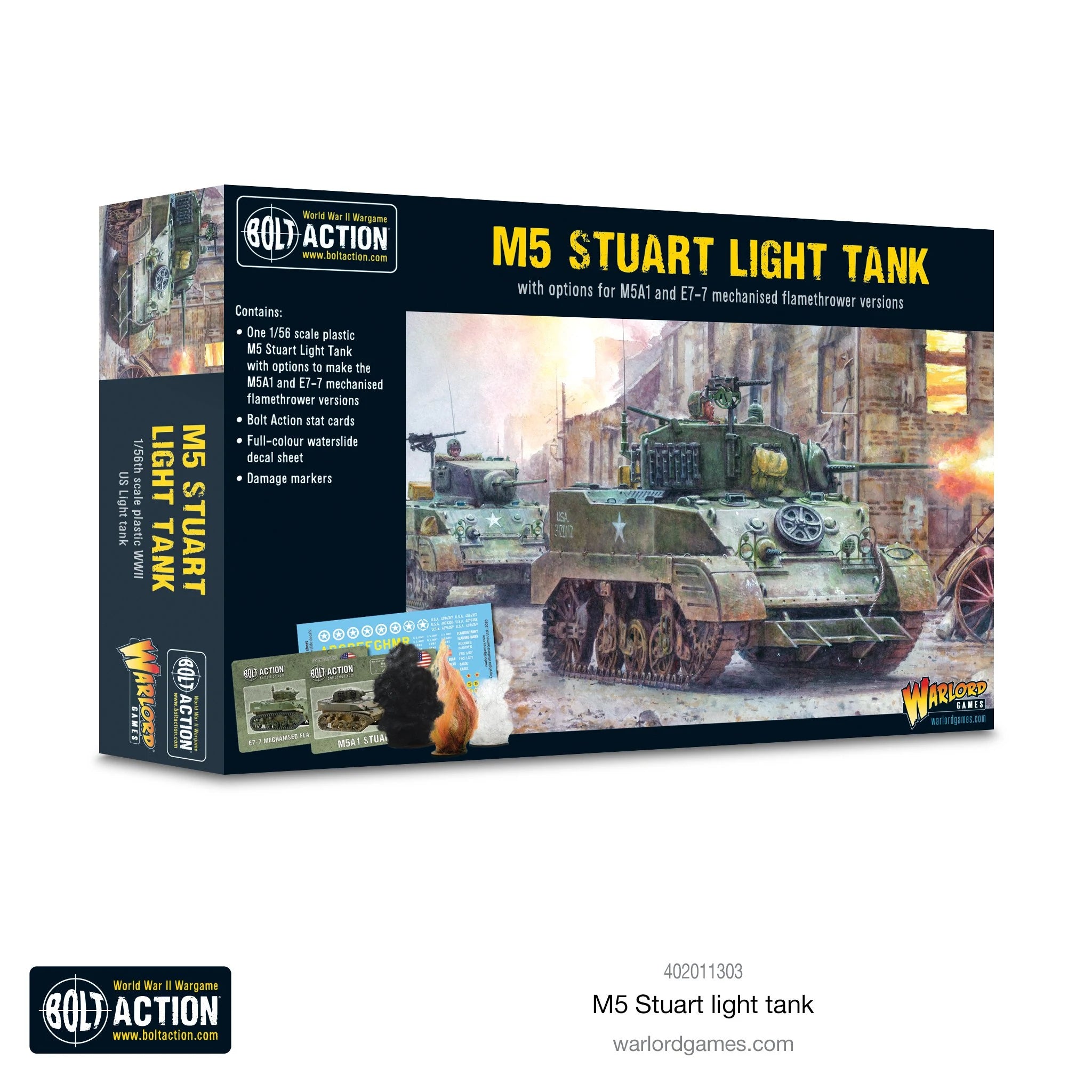 Bolt Action: M5 Stuart Light Tank | Dragon's Lair Comics and Fantasy Houston TX