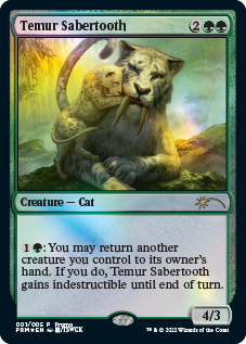 Temur Sabertooth [Year of the Tiger 2022] | Dragon's Lair Comics and Fantasy Houston TX