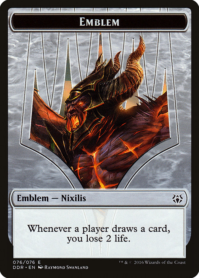 Ob Nixilis Reignited Emblem [Duel Decks: Nissa vs. Ob Nixilis] | Dragon's Lair Comics and Fantasy Houston TX