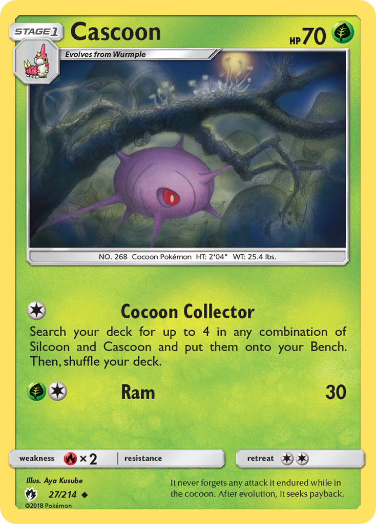 Cascoon (27/214) [Sun & Moon: Lost Thunder] | Dragon's Lair Comics and Fantasy Houston TX